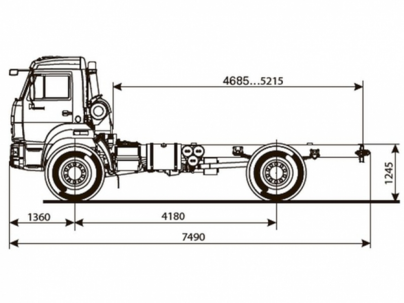 43502-3026-50 Шасси КамАЗ