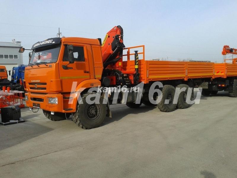 КАМАЗ 43118 с кран  манипулятором  Palfinger 18500